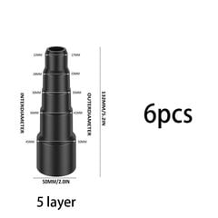 2/3/4/6 TK Tolmuimeja adapter Vastupidav tolmuimeja vooliku adapter Professionaalne väljatõmbevooliku adapteri vahetus, korduvkasutatav hind ja info | Tolmuimejate lisatarvikud | kaup24.ee