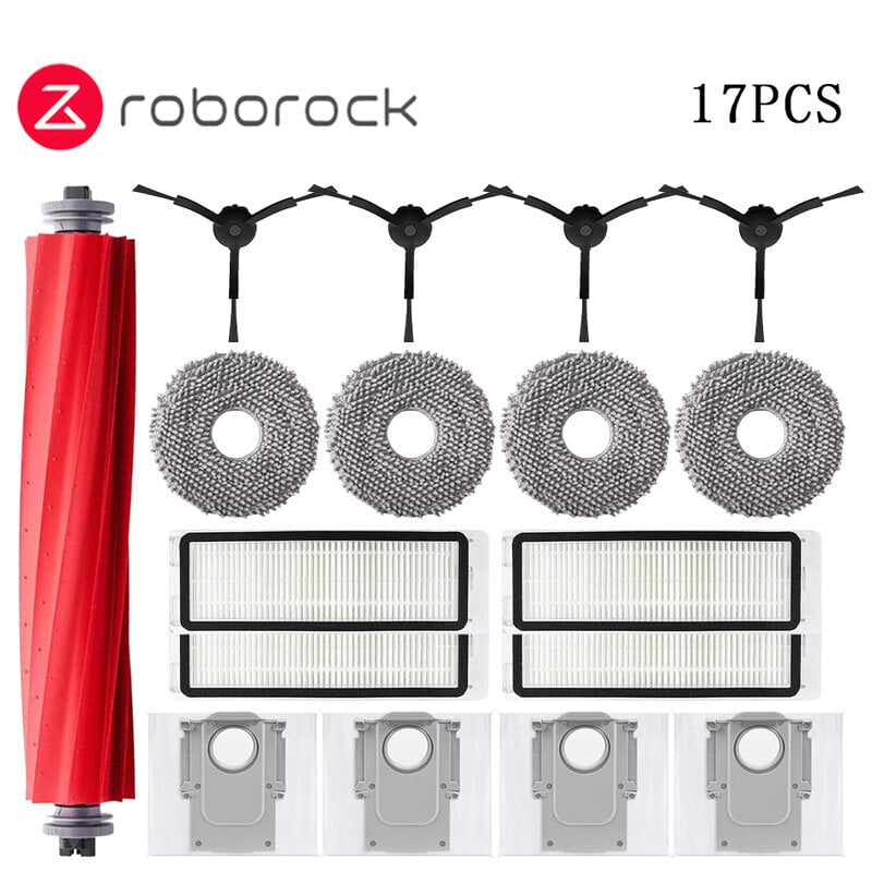 Roborock Q Revo / P10 A7400RR Robottolmuimeja lisavarustus Peamine küljehari Hepa filter Mopilapid Tolmukoti varuosa hind ja info | Tolmuimejate lisatarvikud | kaup24.ee