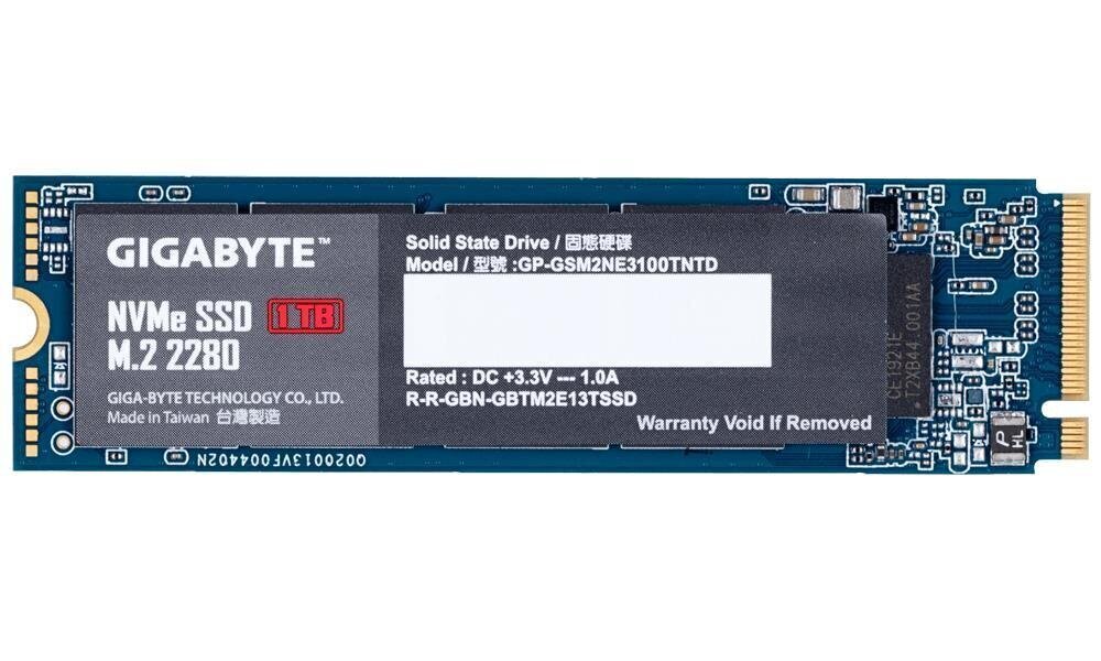 Gigabyte GP-GSM2NE3100TNTD hind ja info | Sisemised kõvakettad (HDD, SSD, Hybrid) | kaup24.ee