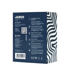 Eesnäärme masseerija Zini Janus Anti Shock M, must hind ja info | Anaallelud | kaup24.ee