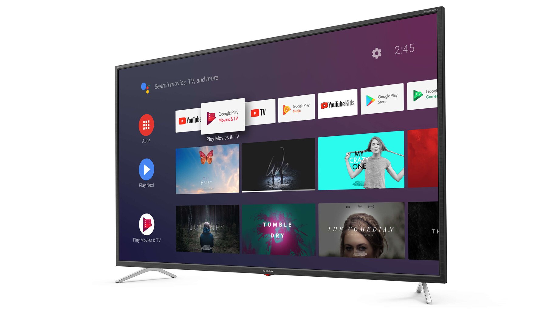 50" 4K Ultra HD LED Android™ Smart TV Sharp 50BL3EA цена и информация | Telerid | kaup24.ee