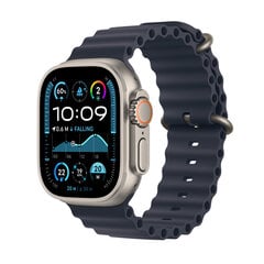 Apple Watch Ultra 2 GPS + Cellular 49mm Natural Titanium Case with Navy Ocean Band MX4D3UL/A hind ja info | Nutikellad (smartwatch) | kaup24.ee