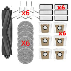 Ühildub Dreame Bot L10s Pro / L10s Ultra / S10 Pro asendusosade tarvikutega Peamine küljehari Hepa Filter Mopi tolmukott hind ja info | Tolmuimejate lisatarvikud | kaup24.ee