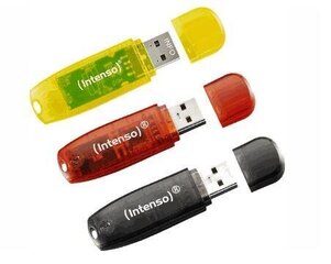 Intenso 2.0 3x16GB Rainbow Line 3502473, USB hind ja info | Mälupulgad | kaup24.ee