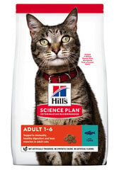 Hill's Science Plan Adult kuivtoit kassidele, tuunikalamaitseline, 300g hind ja info | Kuivtoit kassidele | kaup24.ee