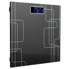 Портативные интеллектуальные электронные весы Digital Body Weight Scale Balance Black 3 кг‑180 кг цена и информация | Кухонные весы | kaup24.ee