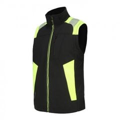 Vest Vesta Softshell Pesso, must, kollane hind ja info | Tööriided | kaup24.ee