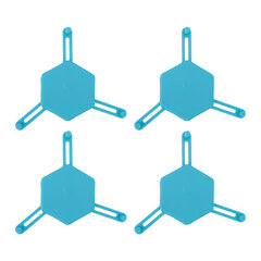 4 tk kuusnurkne alusalus Stiilsed reguleeritavad mitmeotstarbelised kuusnurksed alusalused jookide ja väikeste esemete jaoks, sinine hind ja info | Köögitarbed | kaup24.ee