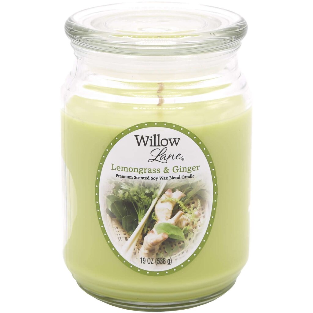 Candle-lite lõhnaküünal Willow Lane Lemongrass & Ginger hind ja info | Küünlad, küünlajalad | kaup24.ee