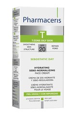 Нормализующий крем для лица от угрей Pharmaceris T Sebostatic SPF20 50 мл цена и информация | Кремы для лица | kaup24.ee