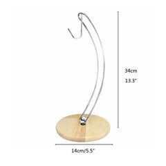 Подставка для банана, современная вешалка для бананов с деревянной основой, многофункциональная полка для фруктов для домашней кухни цена и информация | Столовые и кухонные приборы | kaup24.ee