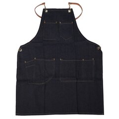 Denim Chef Work Cooking Mood Puuvillane põll reguleeritava rihmaga Vastupidav hind ja info | Köögitarbed | kaup24.ee