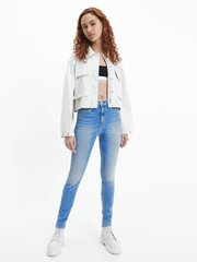 Naiste teksad Calvin Klein HIGH RISE SKINNY JEANS, sinine hind ja info | Naiste teksad | kaup24.ee