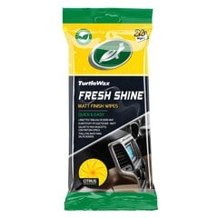 Салфетки влажные для салона автомобиля Turtle Wax Fresh Shine, 24 шт. цена и информация | Автохимия | kaup24.ee