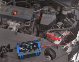 Akulaadijad Farrot Automaatne alaldi remondifunktsiooniga, AUTOMAATNE AKULAADIJA LCD, 12V/8A 24V/4A hind ja info | Auto akulaadijad | kaup24.ee