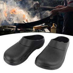 PVC Chef Sandals Kingad kööki Super libisemisvastased kingad Mustad kokakingad hind ja info | Köögitarbed | kaup24.ee