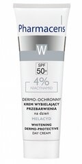 Отбеливающий дневной крем для лица Pharmaceris W Whitening Dermo-Protective SPF50+ 30 мл цена и информация | Кремы для лица | kaup24.ee