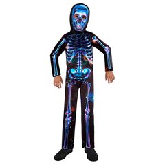 Детский костюм Neon Skelton Boy Recyc 6-8 лет (128 см) цена и информация | Карнавальные костюмы | kaup24.ee