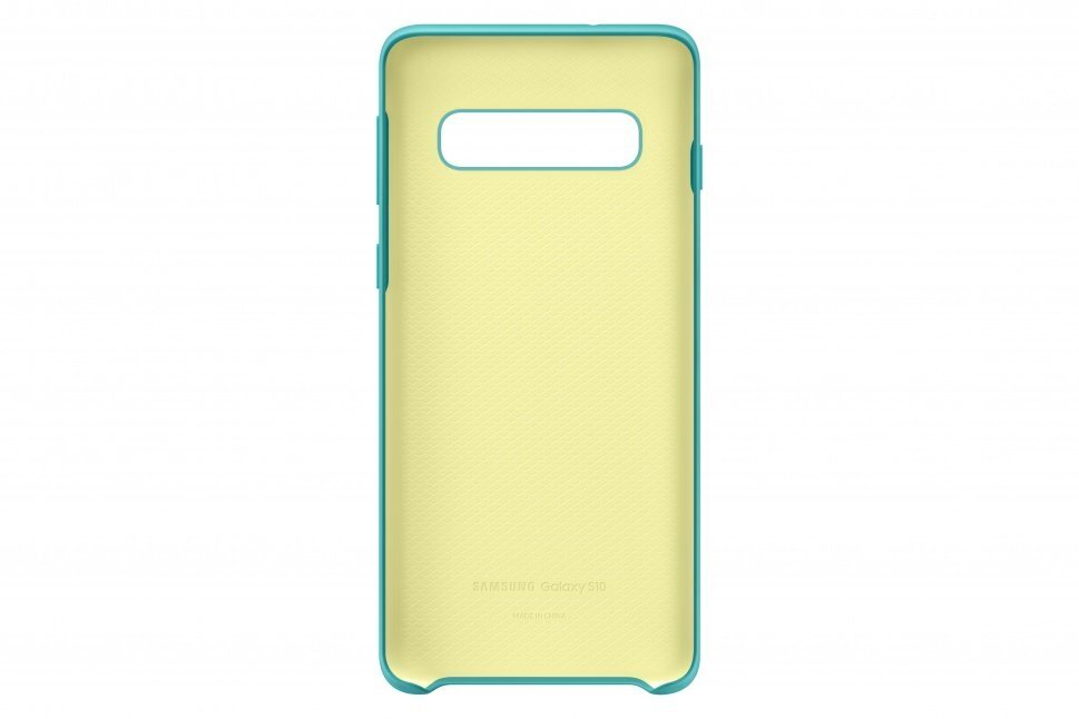 EF-PG973TGE Samsung Silicone Cover Green for G973 Galaxy S10 цена и информация | Telefoni kaaned, ümbrised | kaup24.ee