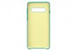 EF-PG973TGE Samsung Silicone Cover Green for G973 Galaxy S10 hind ja info | Telefoni kaaned, ümbrised | kaup24.ee