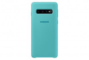 EF-PG973TGE Samsung Silicone Cover Green for G973 Galaxy S10 hind ja info | Telefoni kaaned, ümbrised | kaup24.ee