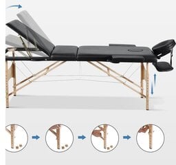 МАССАЖНЫЙ СТОЛ ПОРТАТИВНЫЙ цена и информация | Массажеры | kaup24.ee