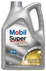 MOBIL Super 3000X1 FE 5W30 5L hind ja info | Mootoriõlid | kaup24.ee