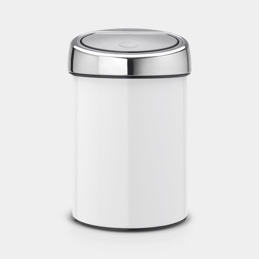 Prügikast Touch Bin®, 3L, valge, Brabantia hind ja info | Prügikastid | kaup24.ee