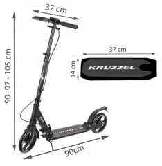 Roller, Kruzzel M-23550 must hind ja info | Tõukerattad | kaup24.ee