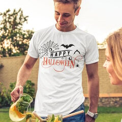 T-särk "Happy Halloween", Valge hind ja info | Peokaunistused | kaup24.ee