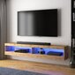 TV laud Selsey Dean LED 140 cm, pruun цена и информация | TV alused | kaup24.ee