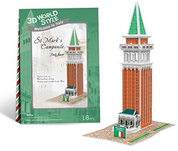 CubicFun 3D 3D puzzle. | Talud maailmas Marks Campanile Prantsusmaa hind ja info | Pusled | kaup24.ee