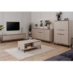 ARONA 57A TV-ALUS 175cm 3u 3722 CAPUCCINO/MUST hind ja info | Kummutid | kaup24.ee