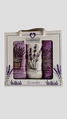 Vahvelrätikute komplekt, Lavanda, 3 gab. цена и информация | Кухонные полотенца, рукавицы, фартуки | kaup24.ee