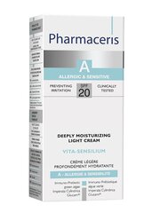 Увлажняющий крем для чувствительной кожи лица Pharmaceris A Vita-Sensilium SPF20 50 мл цена и информация | Кремы для лица | kaup24.ee