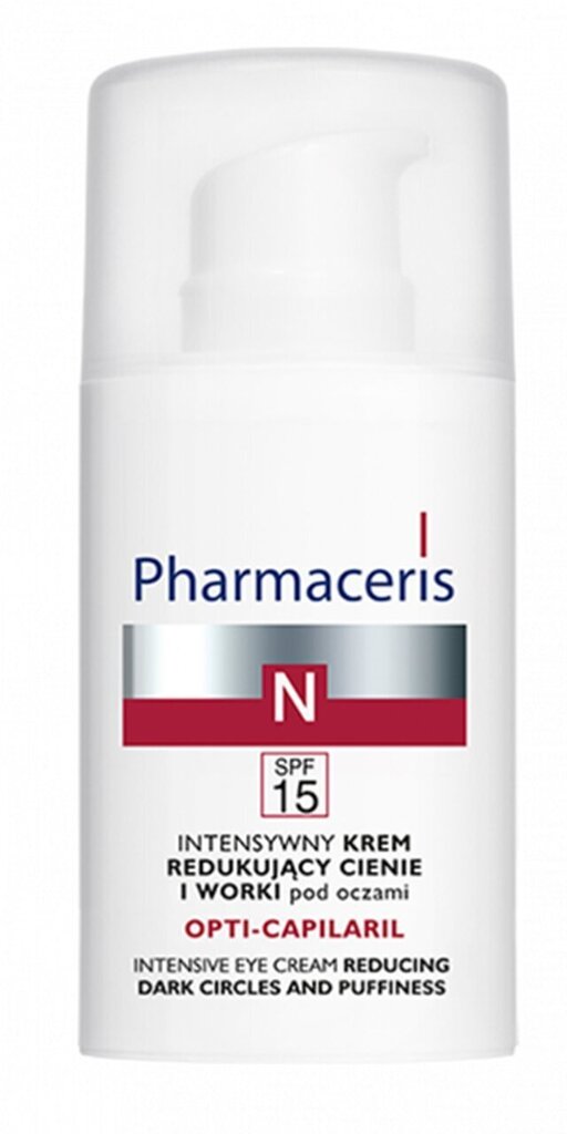 Silmakreem küpsele nahale Pharmaceris N Opti-Capilaril SPF15 15 ml hind ja info | Silmakreemid, seerumid | kaup24.ee