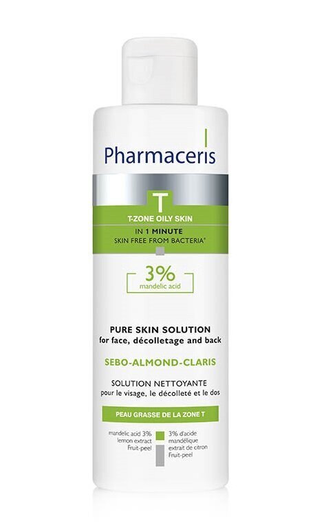 Bakteriostaatiline puhastusvahend Pharmaceris T Sebo-Almond-Claris 190 ml hind ja info | Näopuhastusvahendid | kaup24.ee