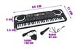 Suur klaver mikrofoniga Keyboard Bandstand hind ja info | Arendavad mänguasjad | kaup24.ee