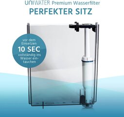 UNIWATER Фильтр для воды, JURA WHITE, 4 шт. цена и информация | Аксессуары для кофейных аппаратов | kaup24.ee