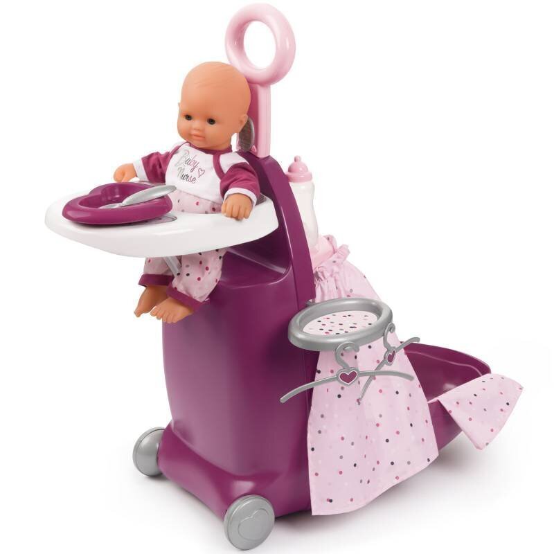 Imikute söögitool, lastevoodi ja kohver tarvikutega Simba Baby Nurse 3 in 1, 220346 цена и информация | Tüdrukute mänguasjad | kaup24.ee