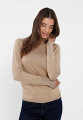 Naiste Golf Viscose Basic Beige Volcano S-Juli hind ja info | Naiste pusad | kaup24.ee