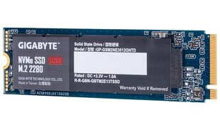 Drive Gigabyte GP-GSM2NE3512GNTD (512 GB ; M.2; PCIe NVMe 3.0 x4) цена и информация | Внутренние жёсткие диски (HDD, SSD, Hybrid) | kaup24.ee