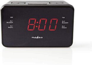 NEDIS 0,9" FM LED- Digitaalne äratuskellraadio hind ja info | Raadiod ja äratuskellad | kaup24.ee