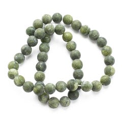 Naturaalsed Taiwani Jade Helmed 8mm, Rohelised 43tk/niit hind ja info | Ehete valmistamine, helmestamine | kaup24.ee