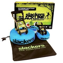 Slackline SLACKERS Classic 15 m цена и информация | Товары для йоги | kaup24.ee