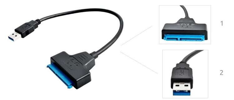 USB-adapter sata 3.0, Izoxis M-8802 hind ja info | USB jagajad, adapterid | kaup24.ee