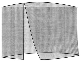 Aia sääsevõrk, Malatec M-12266 3m must цена и информация | Комплекты уличной мебели | kaup24.ee