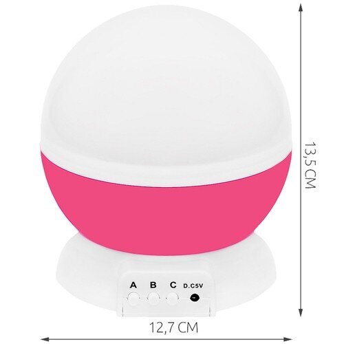 Projektoriga lastelamp, Ixozis M-22192 roosa hind ja info | Lastetoa valgustid | kaup24.ee