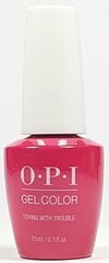 Geel-küünelakk Toying With Trouble * OPI Gelcolor 15 ml цена и информация | Лаки для ногтей, укрепители для ногтей | kaup24.ee