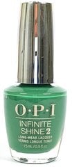 Hübriidne küünelakk Opi Infinite Shine Rated Pea-G, 15 ml цена и информация | Лаки для ногтей, укрепители для ногтей | kaup24.ee